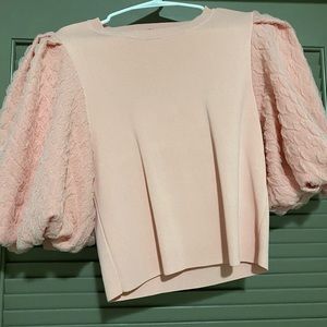 Zara pink top